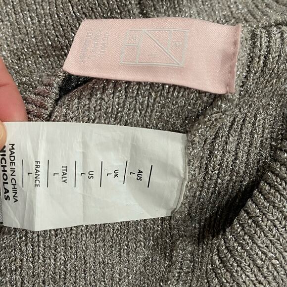 NICHOLAS Mockneck Renata Pullover Sweater Size Large - Picture 12 of 14